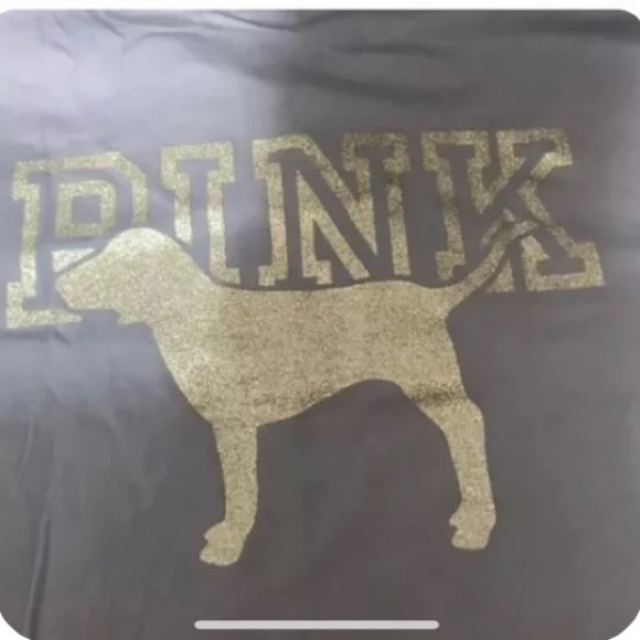 Victoria’s Secret Pink XLarge Bling Campus
Tee New VS SHINE GLITTERY LOGO PINK - Picture 8 of 8